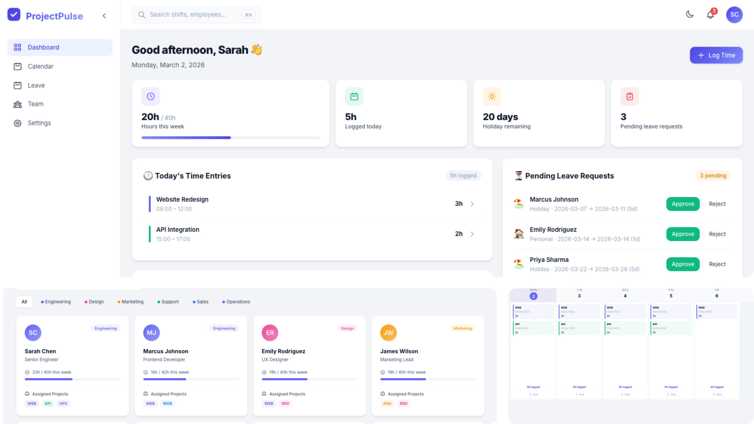 Time and Project Tracking